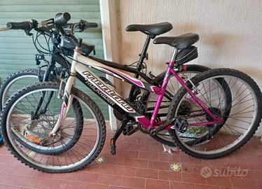 2 MOUNTAIN BIKE UOMO DONNA