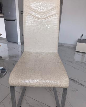 sedie moderne in ecopelle