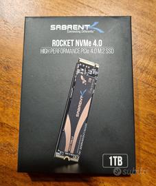 SSD M2 Sabrent 1TB Rocket NVMe PCIe 4.0