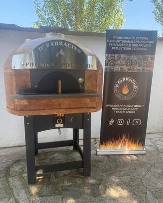 Forno pizza per esterno. Legna o Gas. Alta Qualitá