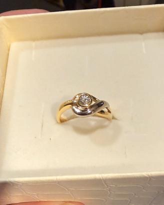 Anello Recarlo con solitario da 0,29 carati