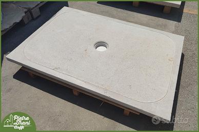 Piatto Doccia in Marmo di Trani cm. 120x80x4 h.