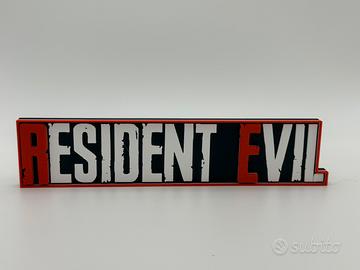 Resident Evil logo 3d scritta