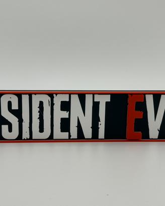 Resident Evil logo 3d scritta