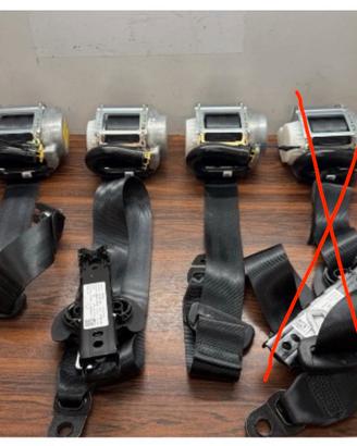 Cinture sicurezza audi Q2-A5-A3 originali