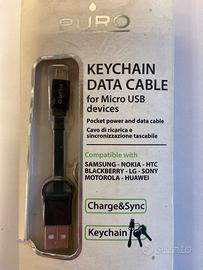 Cavo di ricarica portachiavi attacco micro-USB