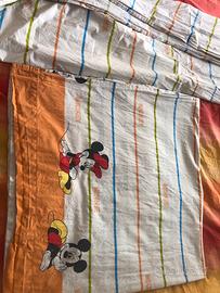 Lenzuola letto singolo di topolino caleffi