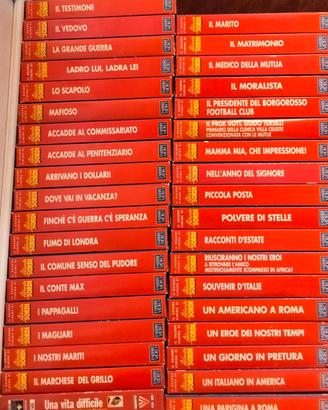 cassette VHS collezione Alberto Sordi