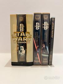 Vhs+dvd STAR WARS (trilogia originale+prequel)
