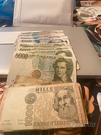 diecimila lire volta , 5000 e 1000lire in lotto