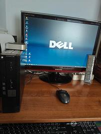 PC Dell Optiplex con monitor TV Samsung SyncMaster