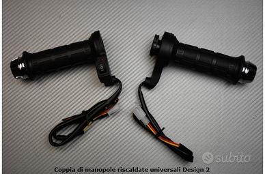 Coppia di manopole riscaldate universali Design 2