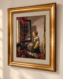 Ricamo donna in piedi 70,5x59,5 cm