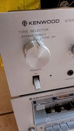 amplificatore più cassette deck Kenwood 1979
