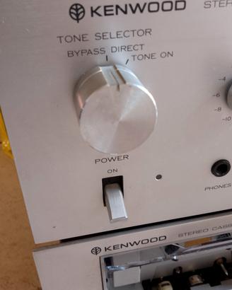 amplificatore più cassette deck Kenwood 1979