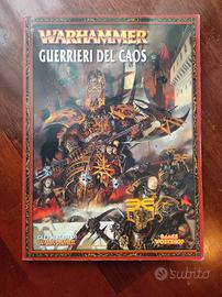 Libro esercito Guerrieri del Caos 7 ed Warhammer