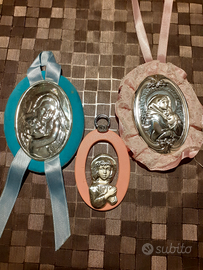 Immagini sacre su lamina d'argento