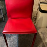 4 sedie rosse
