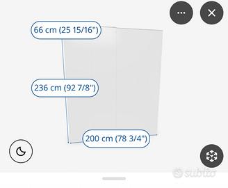 ARMADIO ANTE SCORREVOLI BIANCO