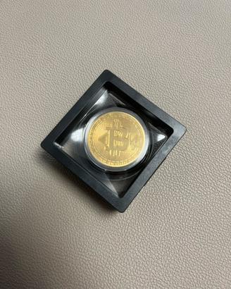 Moneta Bitcoin BTC da Collezione