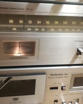 technics Radio st-z1 e Cassette rs- m8  