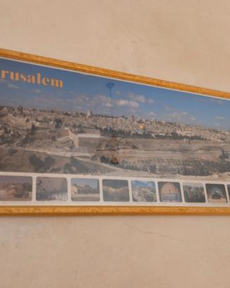 quadro con foto di gerusalemme