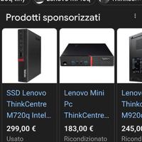 Mini PC Lenovo ThinkCentre M910q: CPU Intel core