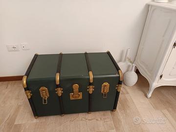 Baule verde vintage
