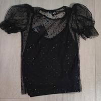 T-shirt donna nera 