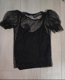 T-shirt donna nera 