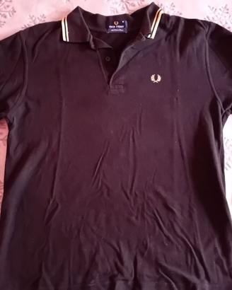 Polo maniche lunghe Fred Perry nera M