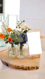 Dischi legno - centrotavola