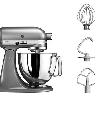 planetaria kitchenaid argento + accessori