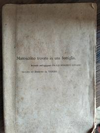 POE MANOSCRITTO TROVATO IN UNA BOTTIGLIA 