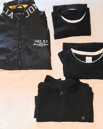 Set uomo maglie e giubbotto Champion/Zara/Sorbino 