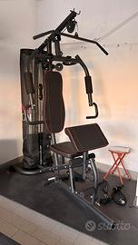 Stazione fitness multifunzione + accessori omaggio
