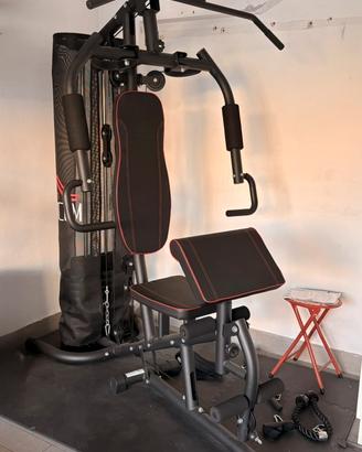 Stazione fitness multifunzione + accessori omaggio