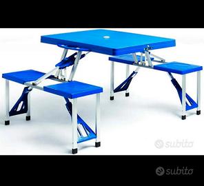 Tavolo pic nic campeggio