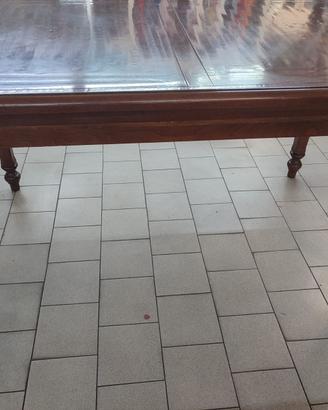 tavolo rettangolare allungabile a serrandina