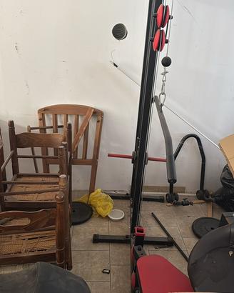 Lat machine / poliercolina a pesi liberi