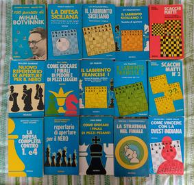 grande lotto di  libri scacchi 