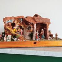 Presepe in radice di olivo