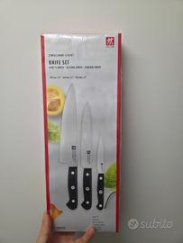 coltelli zwilling  gourmer knife set più pietra 
