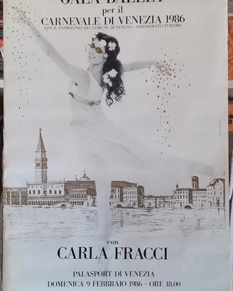 Manifesto/Poster 1986 Carla Fracci -Venezia 