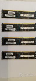 KIT Memoria  Ram 4x  DDR3 ECC 16GB (64gb totali)