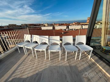 Set 6 sedie da esterno