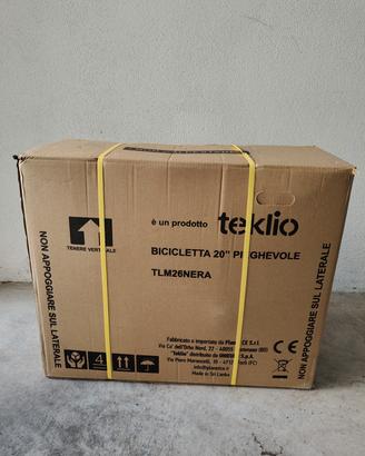 bicicletta pieghevole nuova