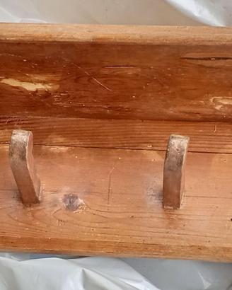 Appendiabiti attaccapanni rustico in legno
