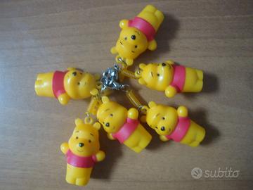Lotto composto da 6 Portachiavi Winnie The Pooh co