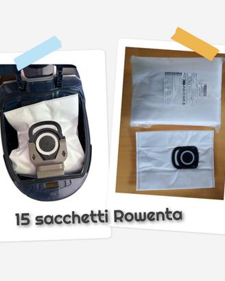 15 sacchetti aspirapolvere Rowenta